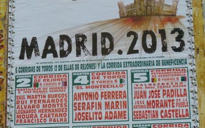 RETRANSMISIÓN EN DIRECTO Y POR TELEVISIÓN DE LA FERIA DEL ARTE Y LA CULTURA + LA CORRIDA DE LA BENEFICENCIA DE MADRID